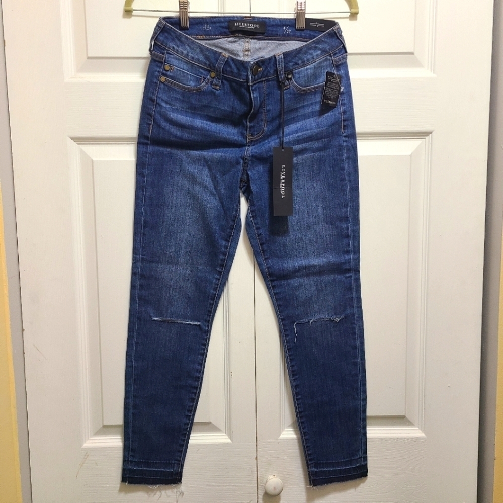 Liverpool “the Crop” Jeans size 4/27 nwt‎